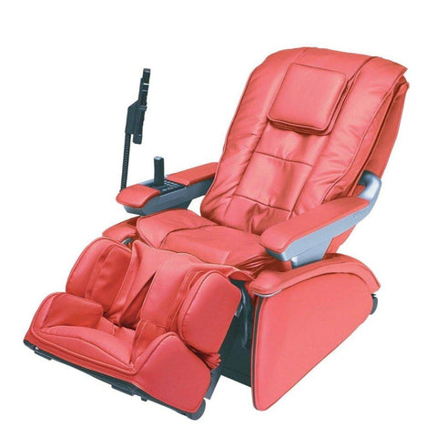 坚固的-家庭 Inada Robostic HCP-D6D按摩椅 红色人造革按摩椅世界