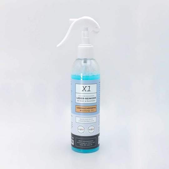 X1经济型套装 - 真皮和仿皮的污渍清洁、保护和护理